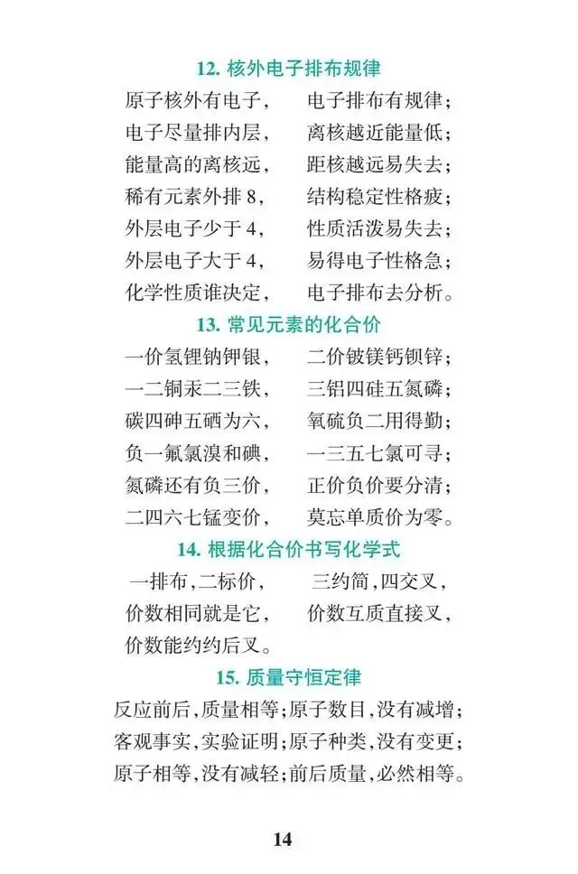 干货 | 中考化学满分必背知识点,初三生必须掌握! 第14张