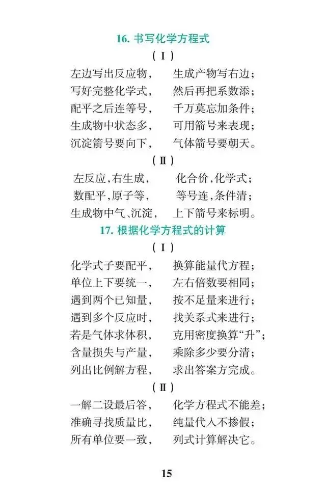 干货 | 中考化学满分必背知识点,初三生必须掌握! 第15张