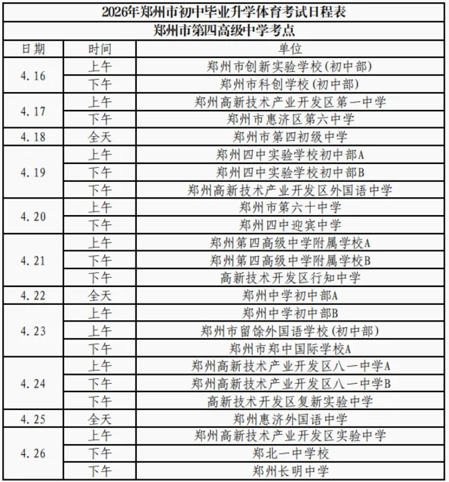 今日体育考试暂停一天,中考模考时间预计顺延! 第5张