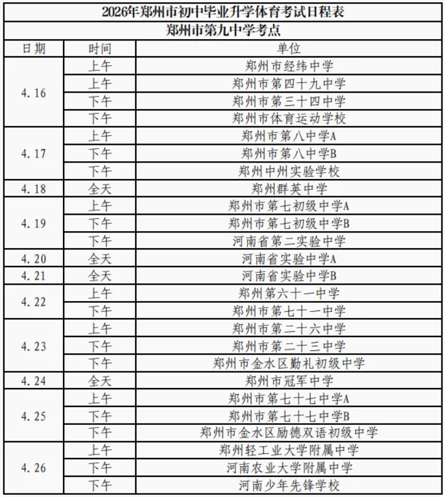 今日体育考试暂停一天,中考模考时间预计顺延! 第6张
