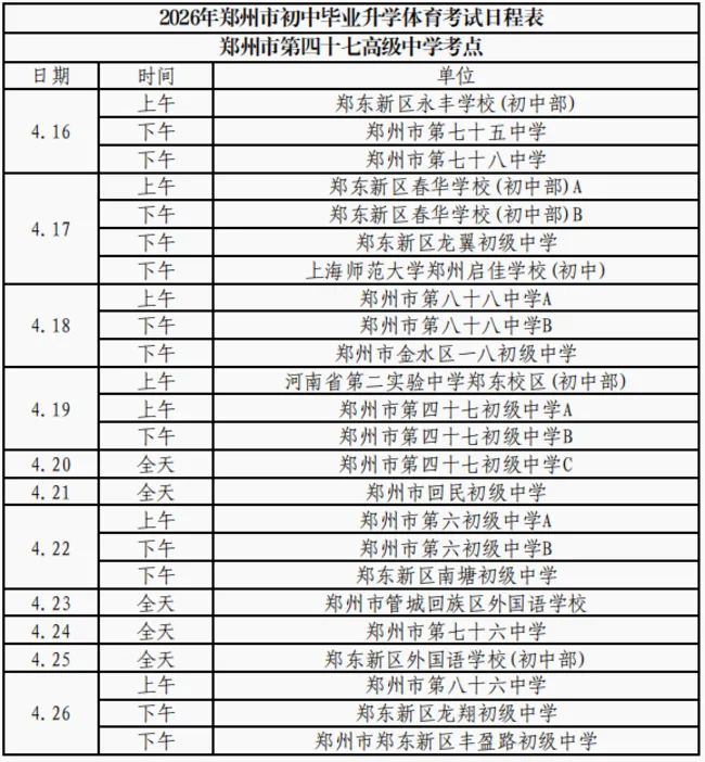 今日体育考试暂停一天,中考模考时间预计顺延! 第9张