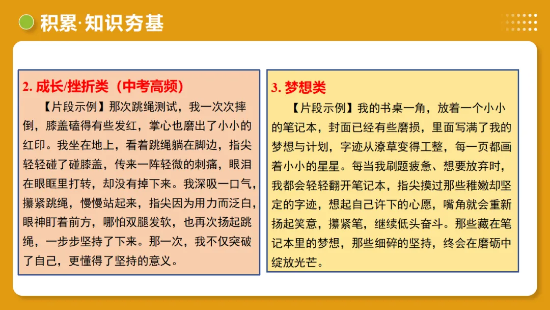 中考语文作文复习:《细节点染,描摹入微》讲练测 第24张