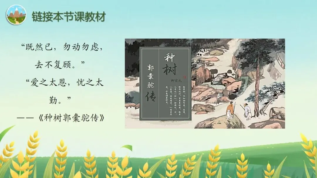 (2025高考真题导入)观种树,知养人——高二选必下《种树郭橐驼传》 第7张