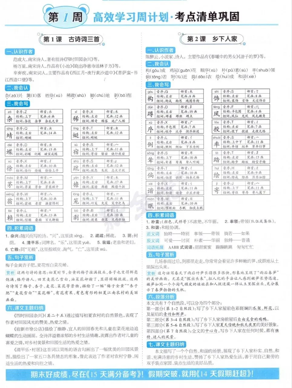 26春语数外少年素质报周末计划试卷1-6年级下册完整版(多版本) 第1张