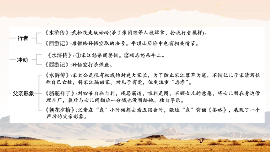 中考名著常考知识勾连整合这样讲,效果超好 第7张