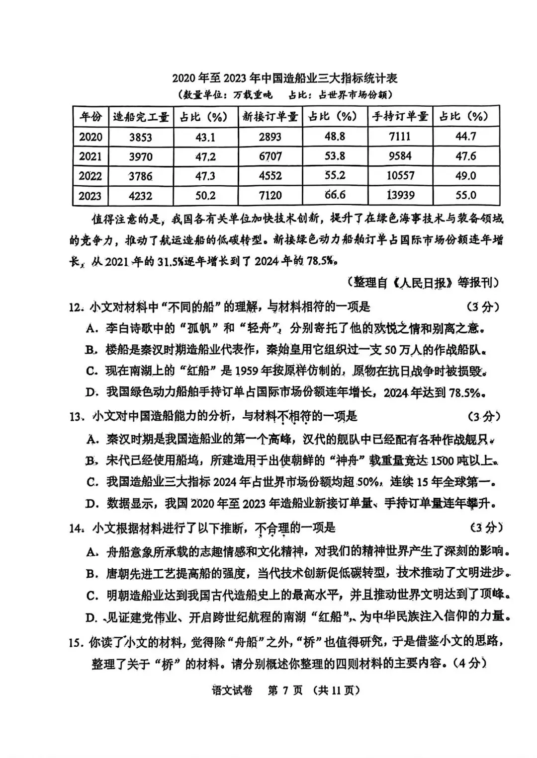 2025学年广州中考真题试卷,2026中考刷题必备! 第8张
