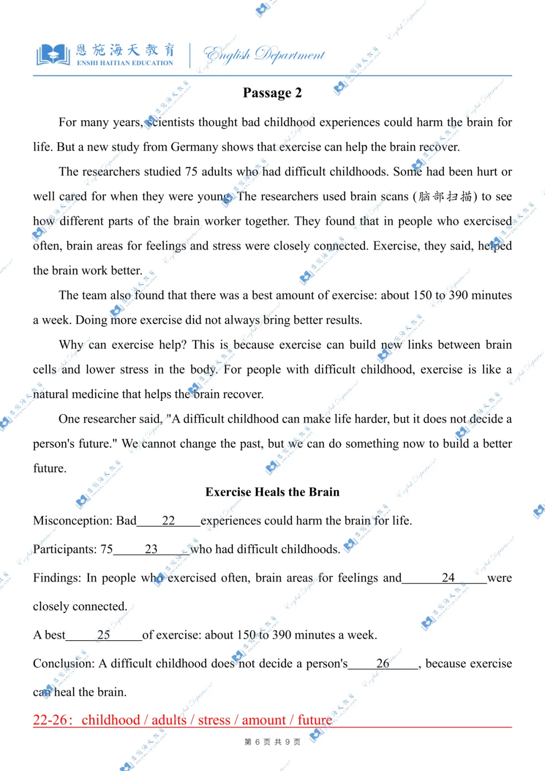 2026湖北专升本英语真题来了!试卷 + 答案解析 考点拆解 第24张