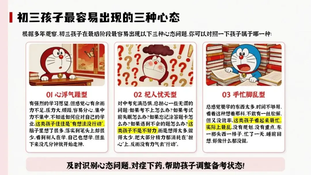 【初三下】中考冲刺家长会 PPT|陪孩子打赢这场仗 | 家校同心 共赴(PPT附发言稿) 第12张