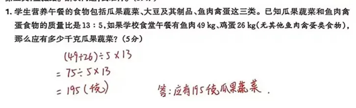 比例没学好,初中很吃力|六年级试卷详细分析,一定要学熟练! 第16张