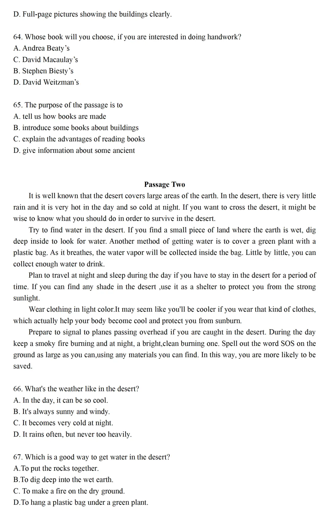 2026年陕西专升本英语真题还原(电子版可领) 第31张