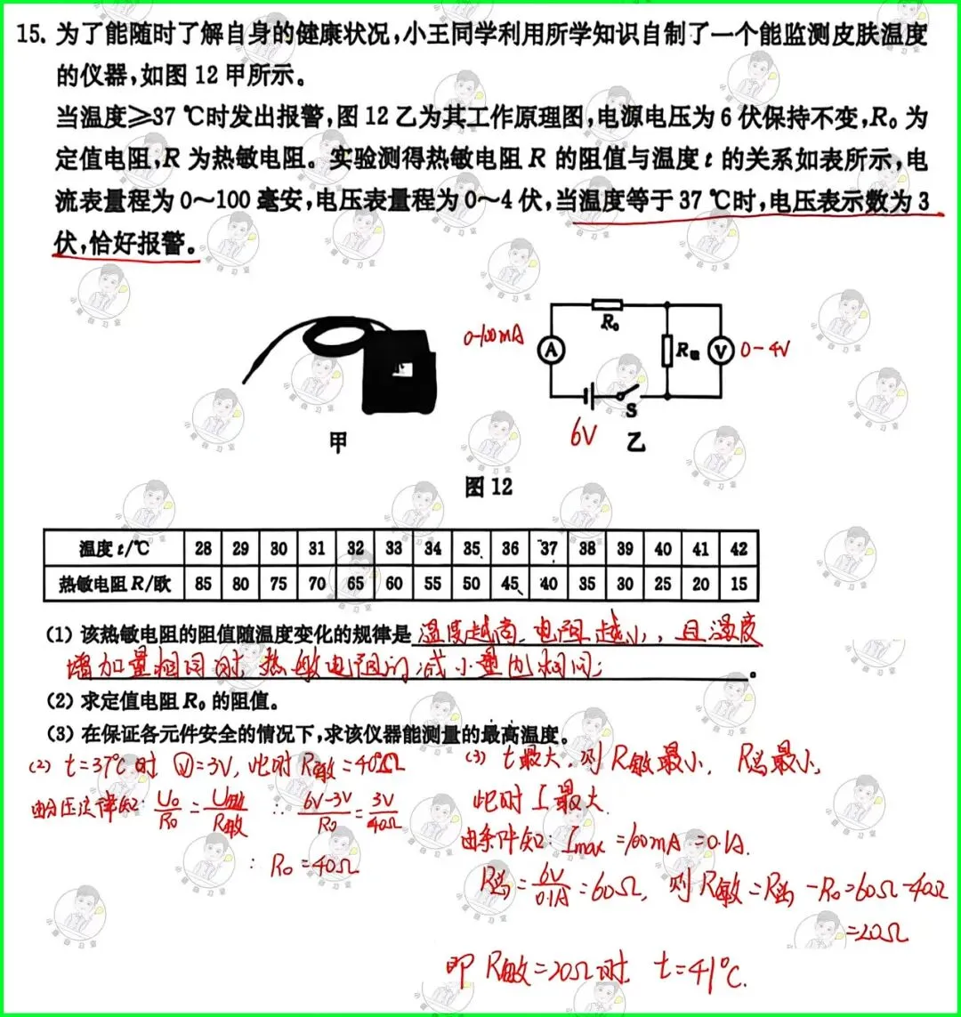 备战中考物理:解析26版灿烂在六月试卷11,上海学子的备考利器 第21张