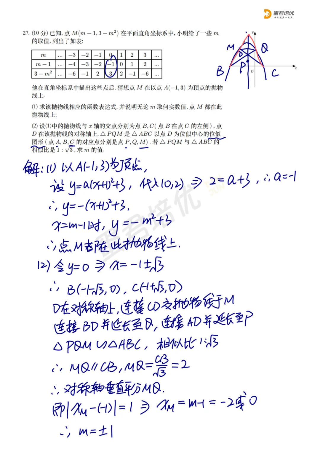 镇江 | 2024年镇江一模数学试卷解析 第11张