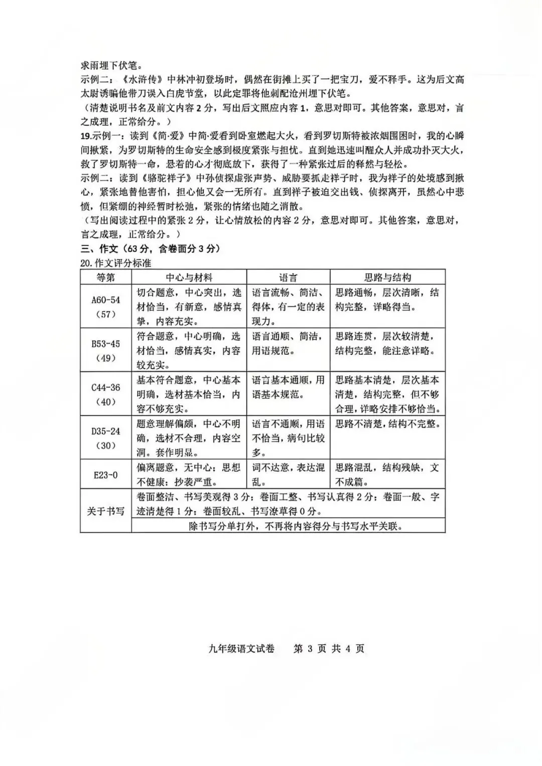 2026年徐州铜山区中考一模试卷+参考答案 第21张