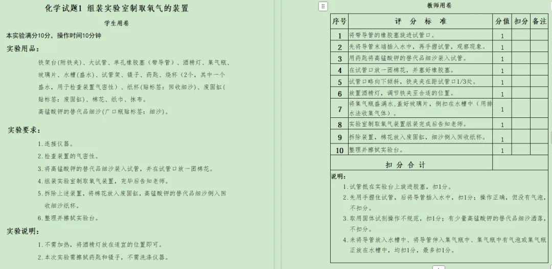 难度降低!2026通辽中考实验操作考试细则来了~ 第3张