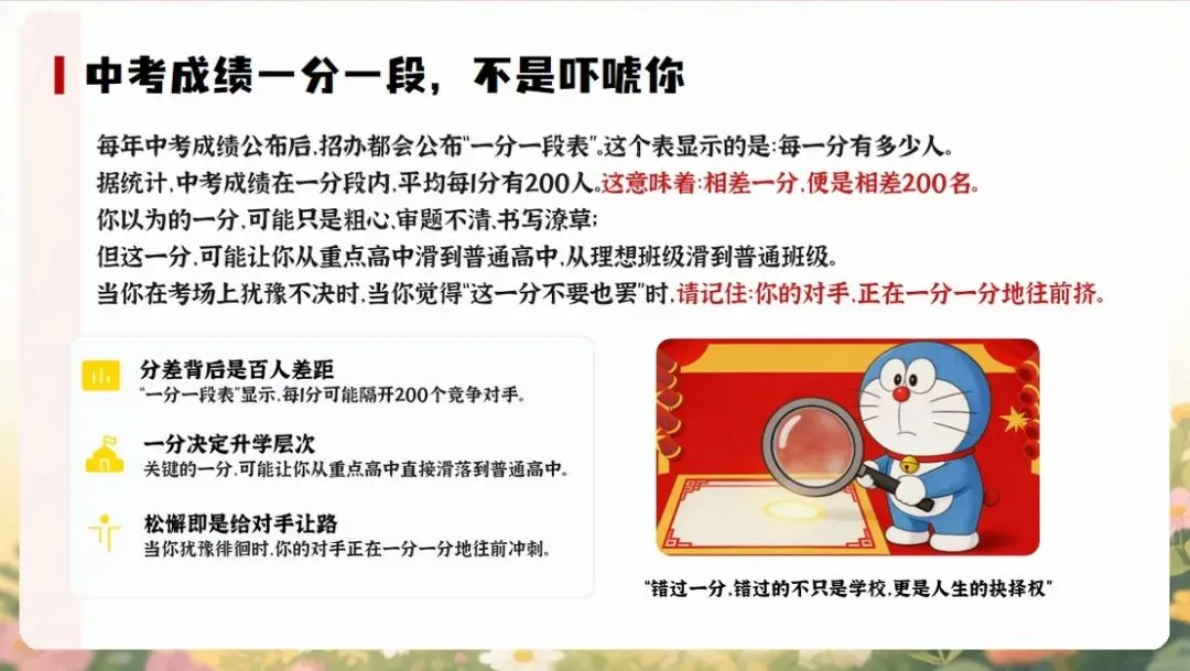 【初三下】【中考】冲刺家长会:陪孩子打赢这场仗(内附ppt课件+发言稿) 第6张