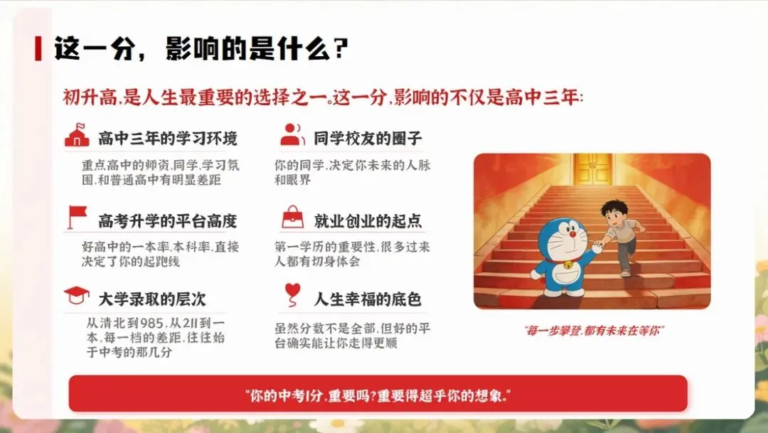 【初三下】【中考】冲刺家长会:陪孩子打赢这场仗(内附ppt课件+发言稿) 第7张