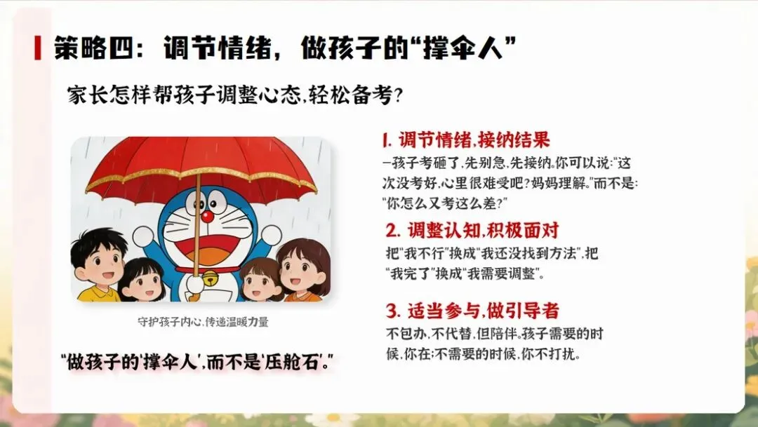 【初三下】【中考】冲刺家长会:陪孩子打赢这场仗(内附ppt课件+发言稿) 第22张