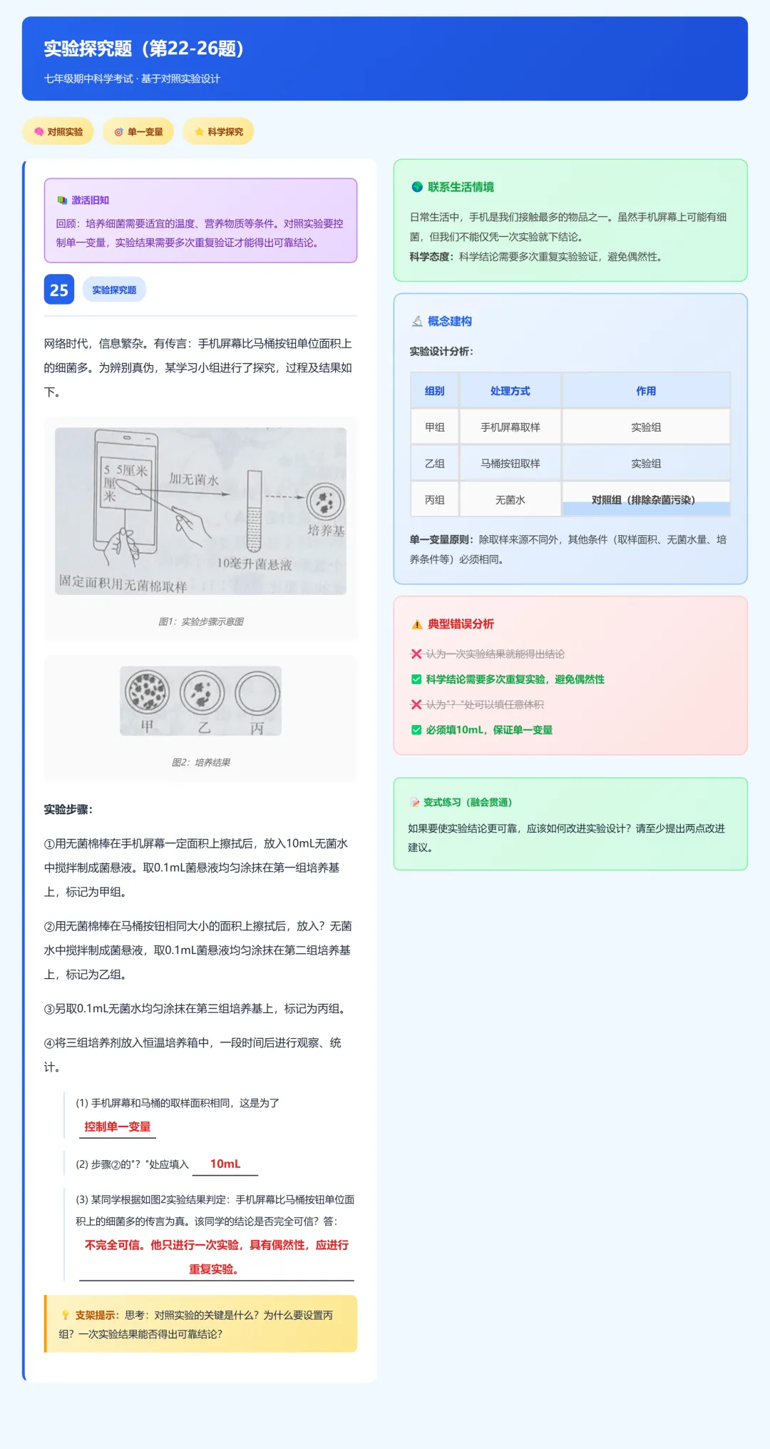 临浦片七年级期中考试科学试卷分析 第36张