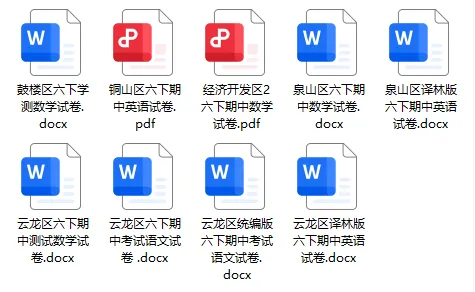 2025六年级各区期中考试试卷及答案 第11张