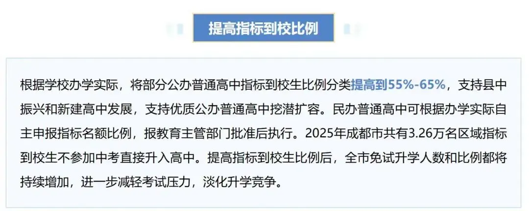 成都市2026年中考政策分布 第5张