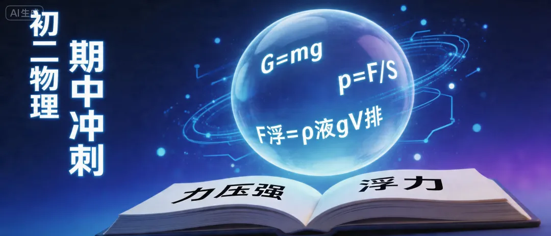 给初二孩子一张物理期中考思维导图,解决“复习不知道从哪下手、怕漏重点”的难题 第9张