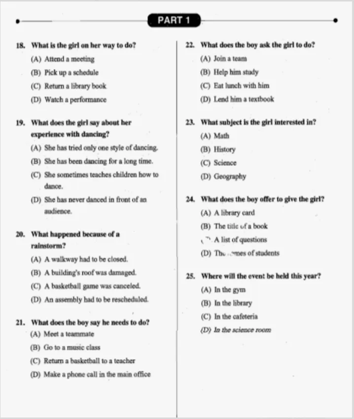 冲分必备!小托福真题电子版pdf下载,附2026年小托福暑期考试时间 第3张