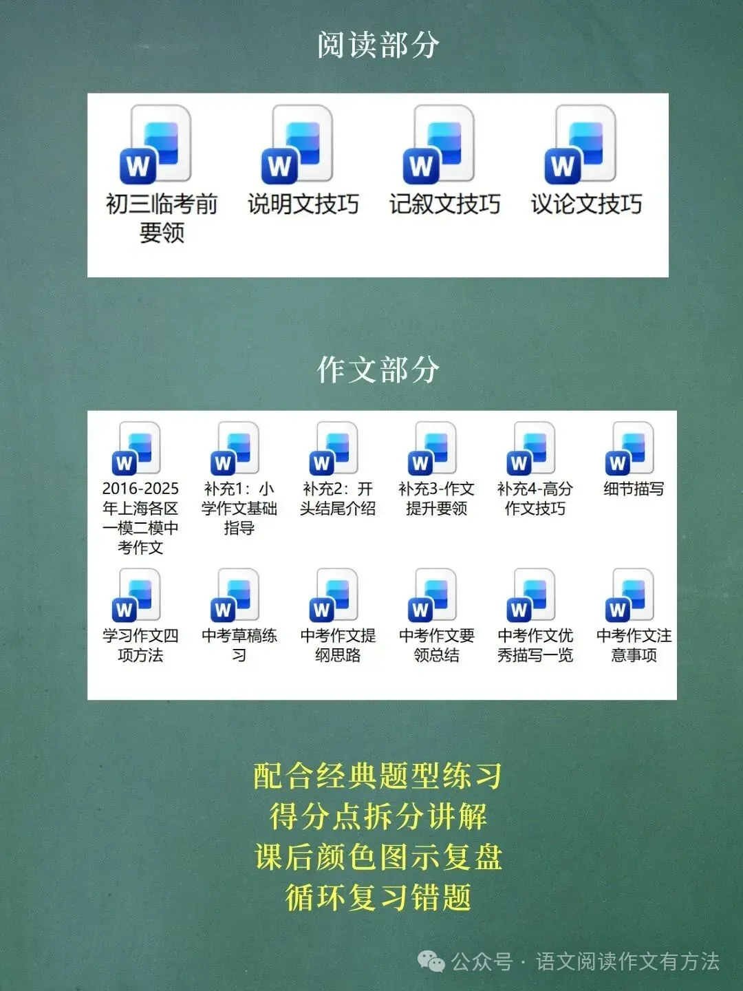 中考语文提分的方法 第5张