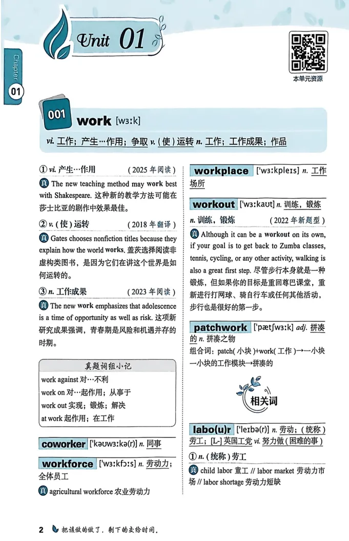 2027考研英语 《恋练有词》考研英语真题词汇PDF 第2张