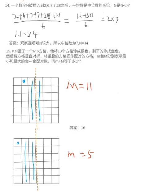 AMC8历年考试真题,答案+解析完整版! 第6张
