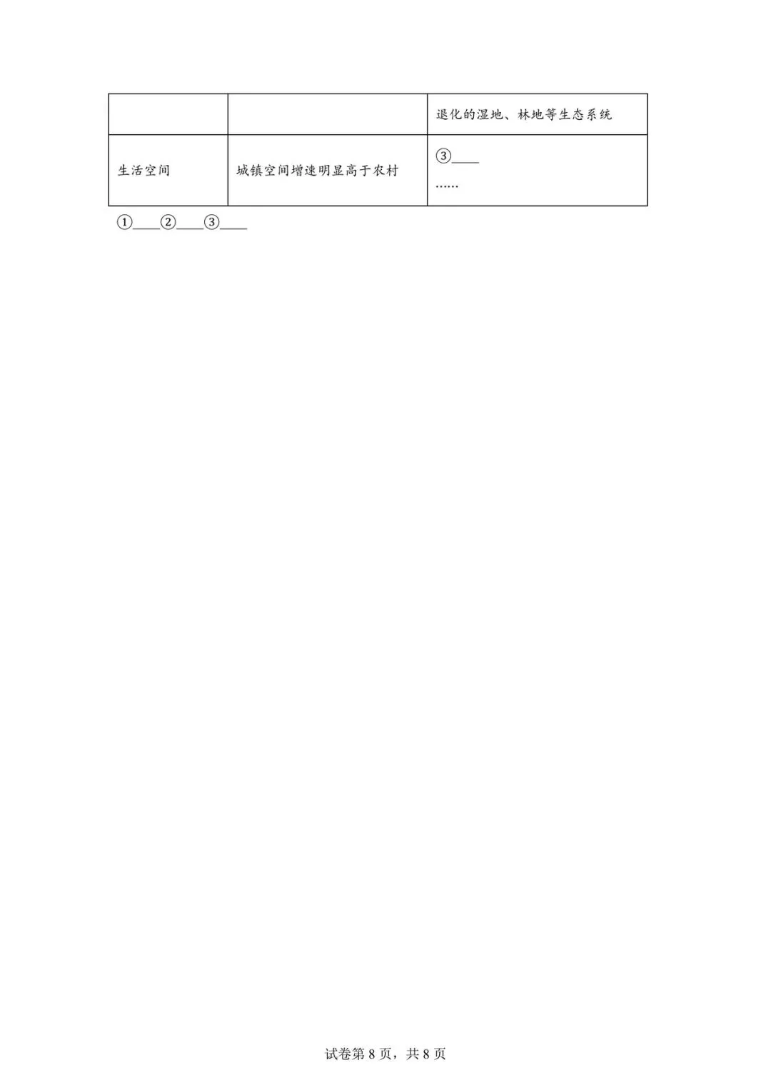 2026 上海市静安区高三二模【地理】真题试卷! 第8张