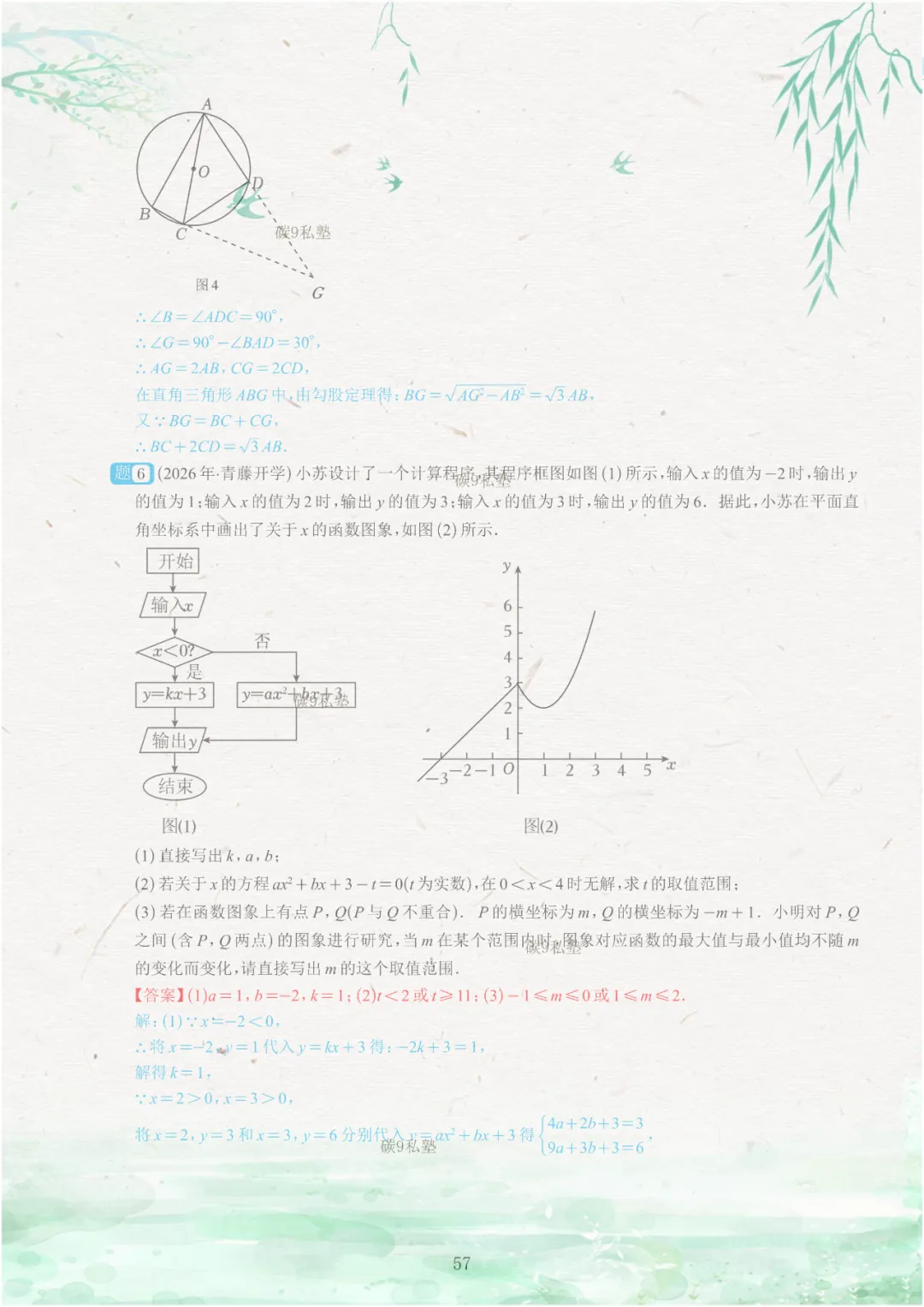 试题|2026年浙江中考一模压轴题汇编(含解析) 第106张