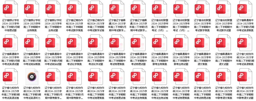 期中试卷 | 沈阳高一高二下5月历年试卷含答案 第7张