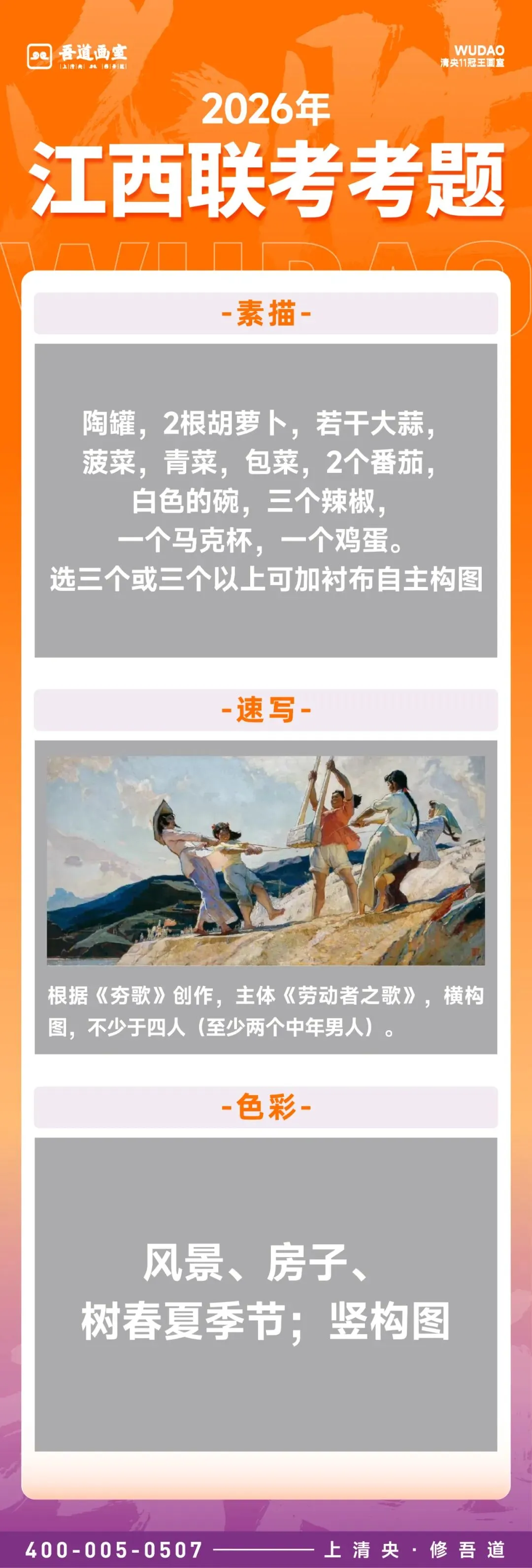 2026届各省美术统考真题 & 范画全汇总 第59张