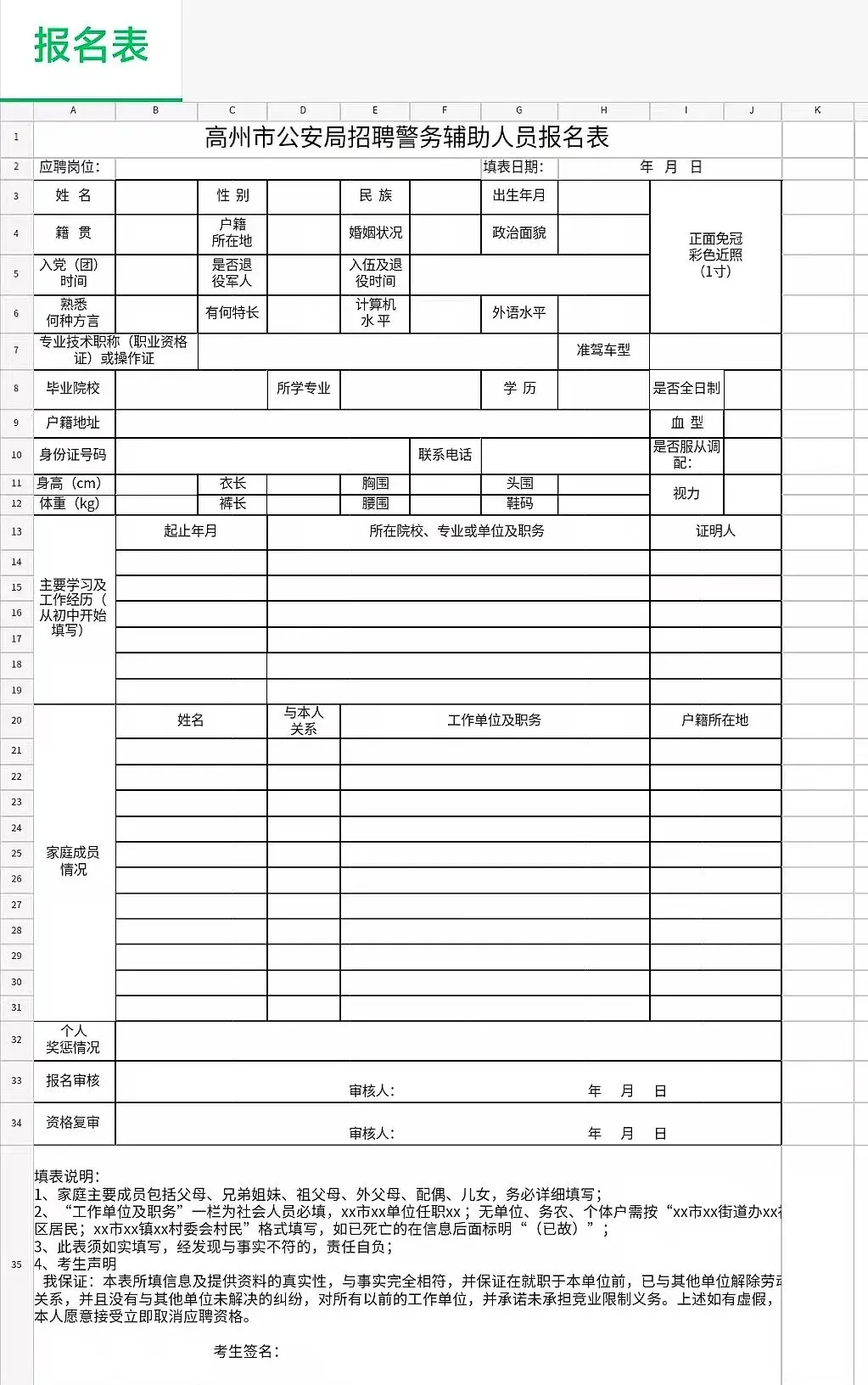 高州市公安局招聘警务辅助人员71名(附真题卷) 第2张