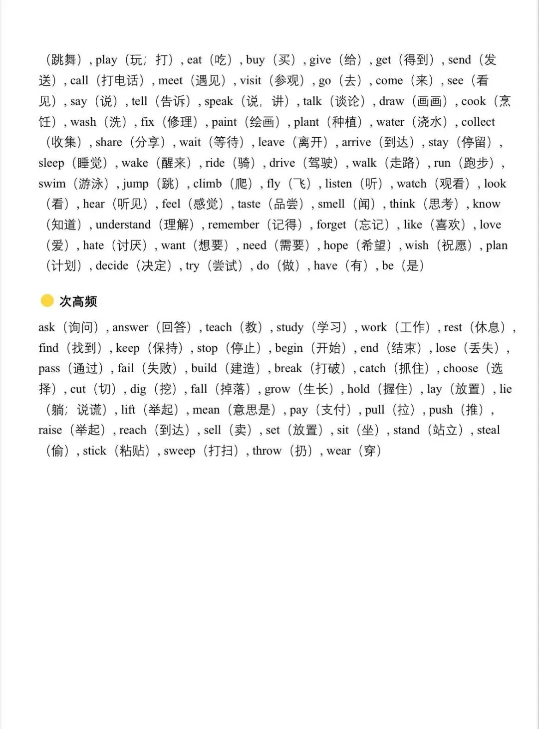 中考英语听填信息——背会这些单词就稳了(分级背诵,高效提分) 第4张