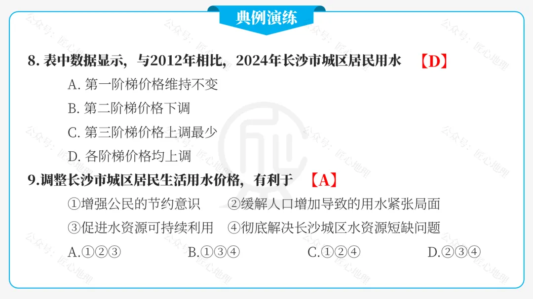 新教材 | 中考一轮复习·中国的水资源(课件+导学单+练习题) 第44张