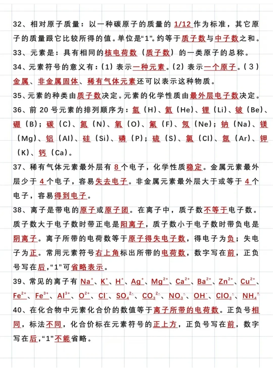 中考化学必备94个核心考点 第4张