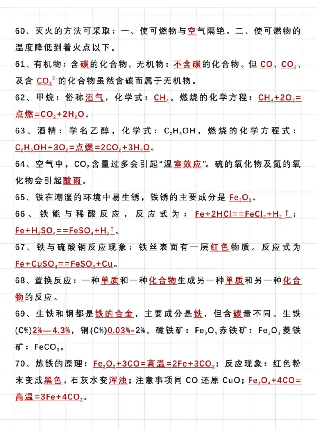 中考化学必备94个核心考点 第7张