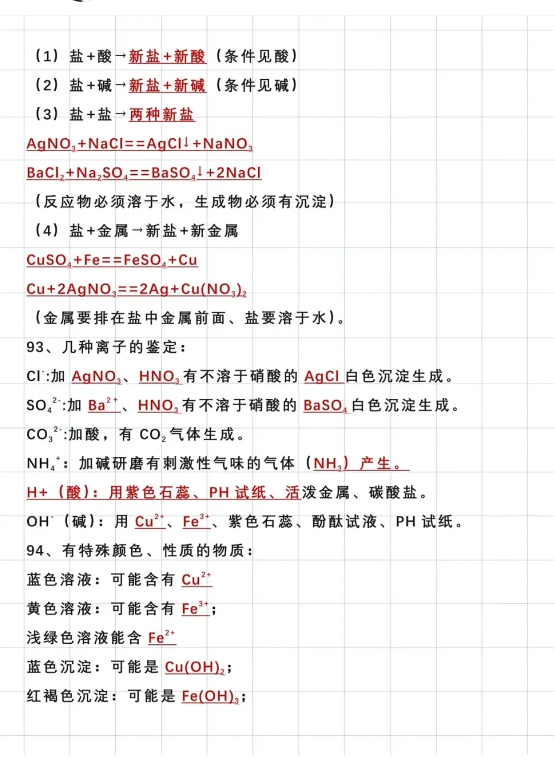 中考化学必备94个核心考点 第12张