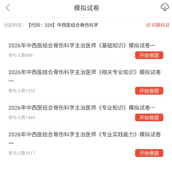 中西医结合骨伤科学主治中级考试题库,重点章节习题及模拟试卷汇总 第2张