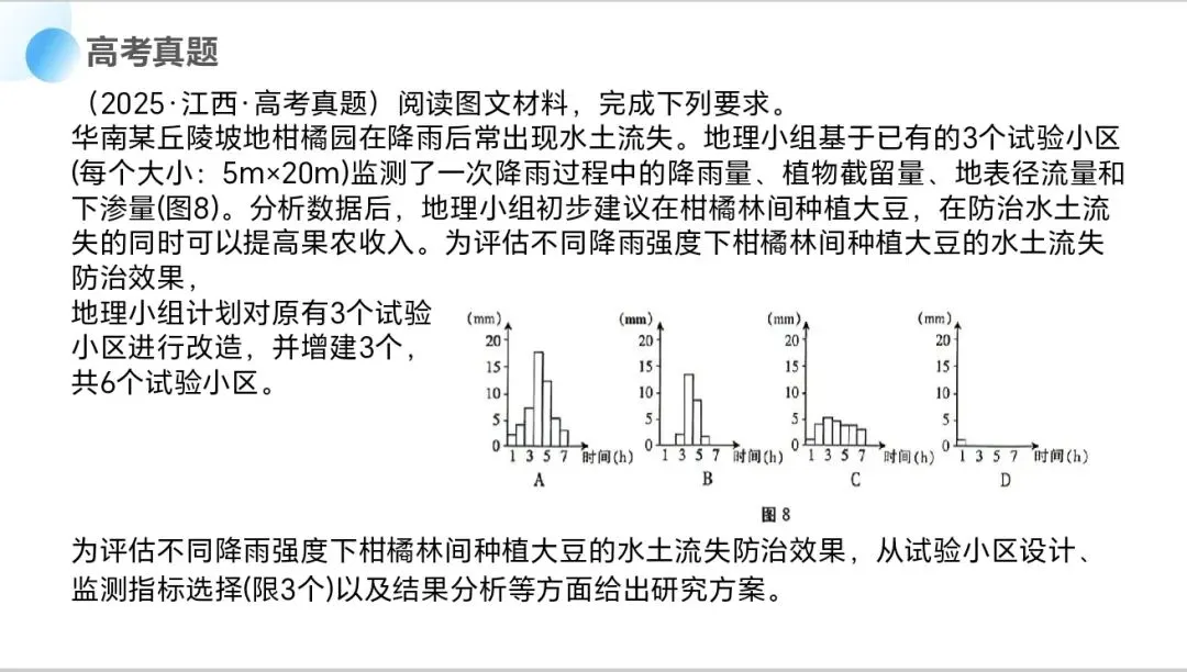 高考地理实践类真题的进阶与应对策略 第9张