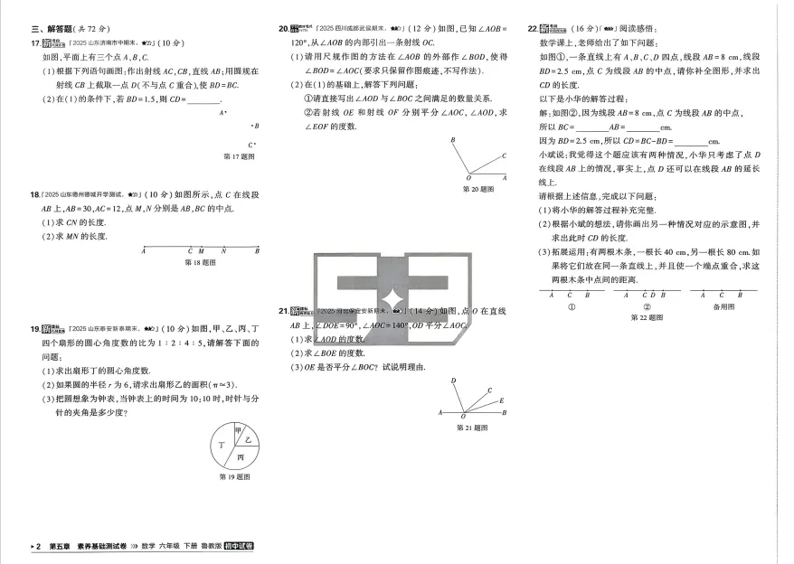 【新教材】26春鲁教版六下数学《初中试卷》五年/三年 第3张