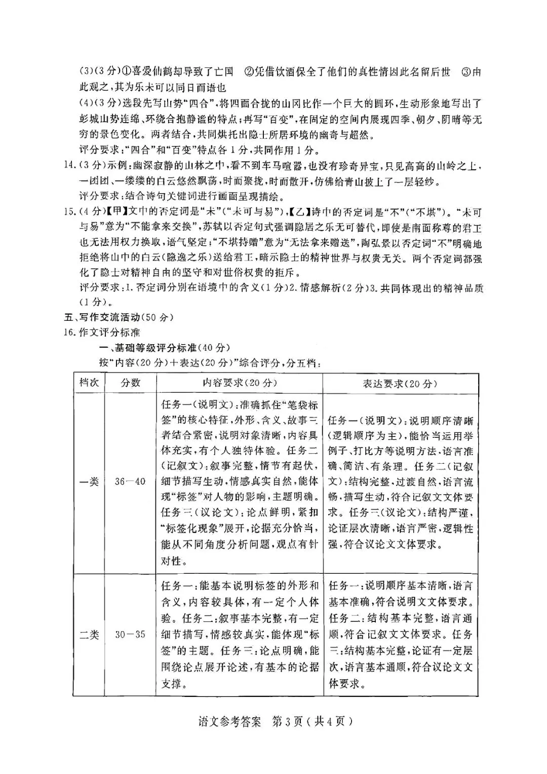 中考一模 | 2026年杭州市余杭区、临平区中考一模(五科试题下载) 第36张