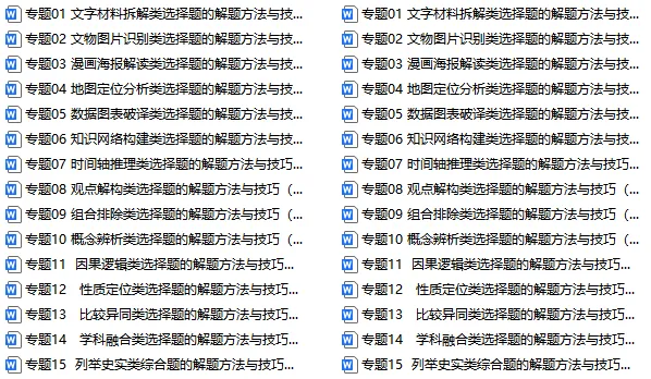 2026年中考历史二轮复习各类选择题题型专练,打印一份给孩子,考试轻松突破90分! 第2张