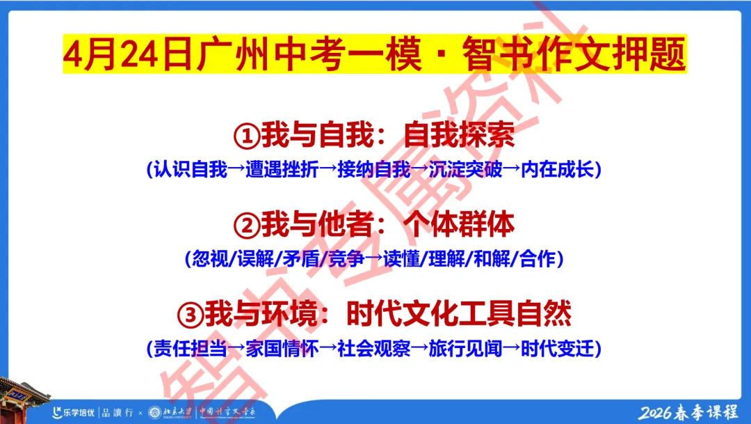 广东高考一模二模,锁定 2026 广州中考一模作文风向标:读写一体化/2026广州一模作文精准押题 第6张