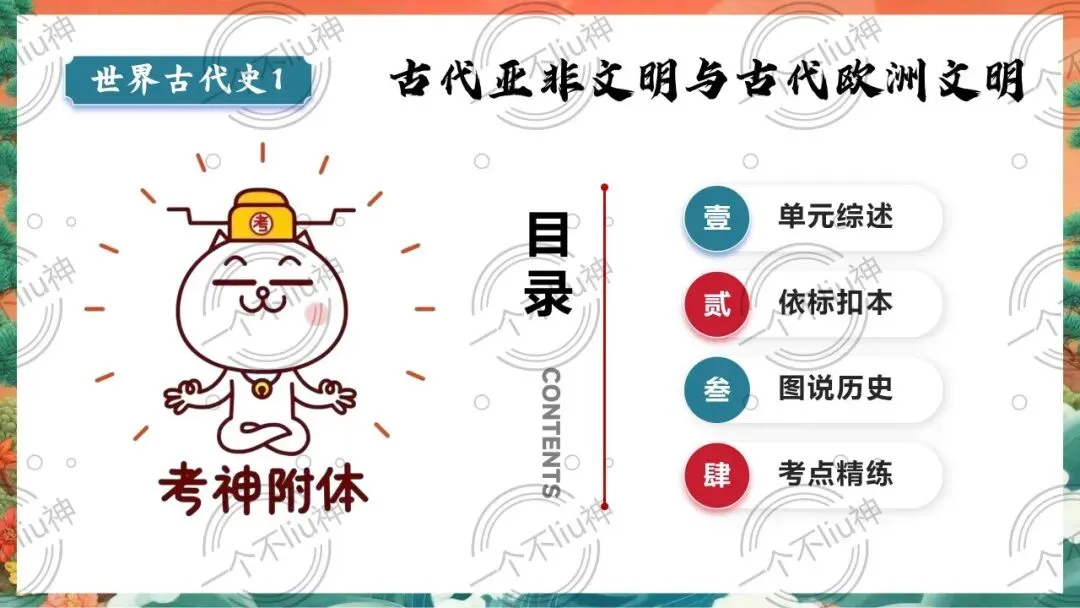 2026中考一轮-1古代亚非文明与古代欧洲文明 第8张