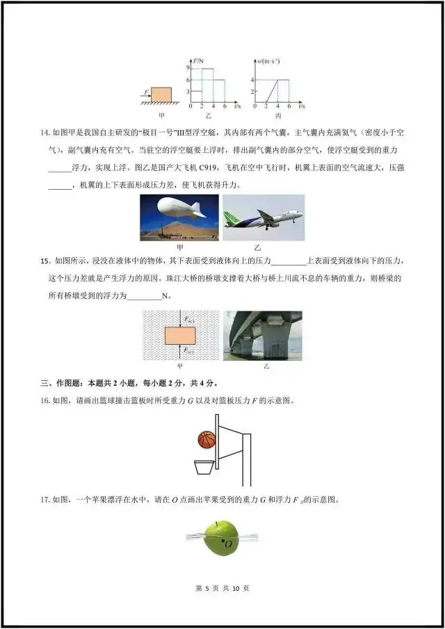 (2026人教版)初二八下物理:期中考试模拟卷最新5套(含答案解析)完整电子版可打印! 第11张
