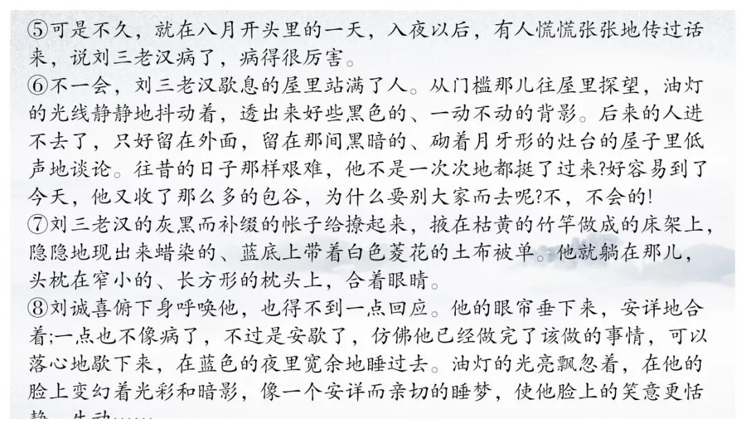 中考小说人物形象专题复习(课件+教学设计+学案) 第12张