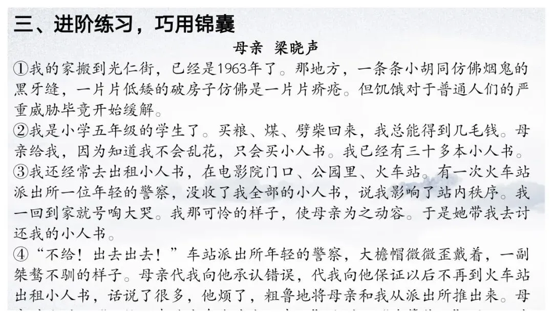 中考小说人物形象专题复习(课件+教学设计+学案) 第19张