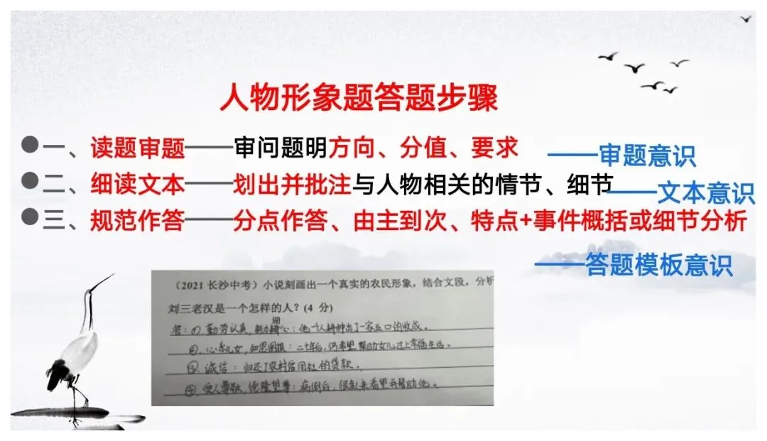 中考小说人物形象专题复习课这样上思路清晰(课件+教学设计+导学案) 第18张